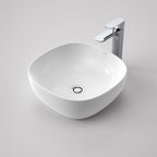 Caroma Tribute 400 Curved Square Above Counter Basin - White - 874800W