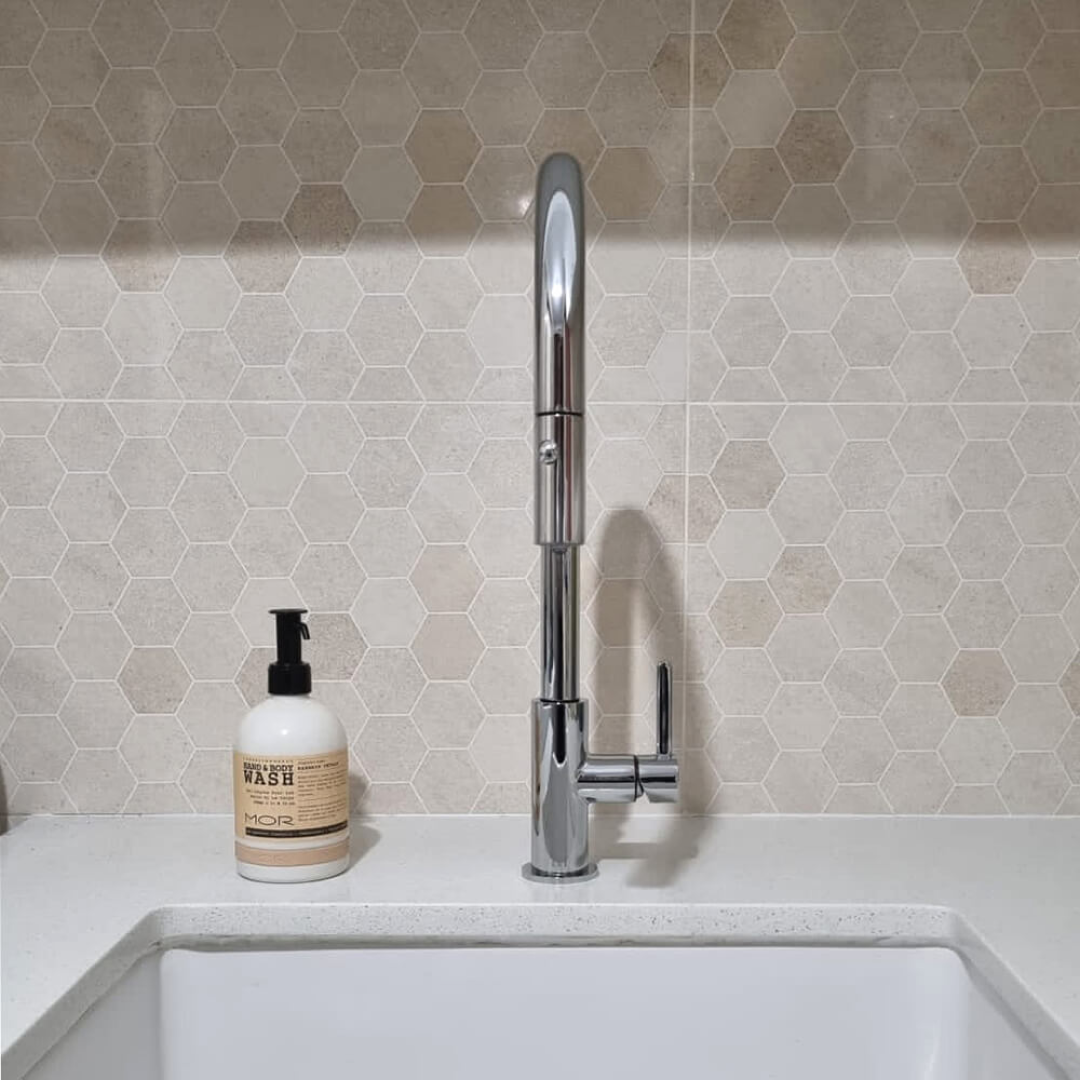 Turner Hastings Naples Pull Out Sink Mixer - Chrome - NA301PM-CH