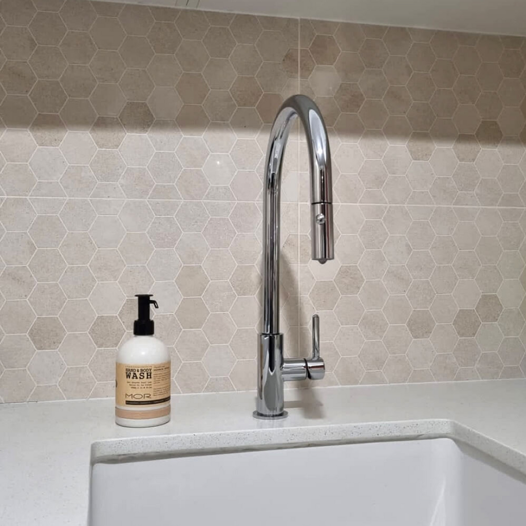 Turner Hastings Naples Pull Out Sink Mixer - Chrome - NA301PM-CH