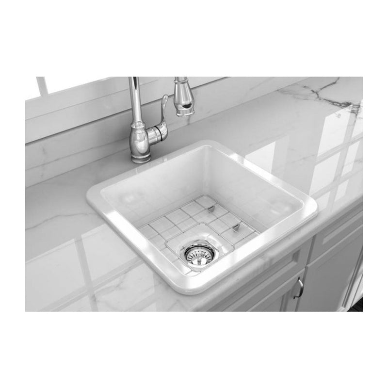 Turner Hastings Cuisine 46x46 Inset - Undermount Fine Fireclay Sink