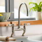 Turner Hastings Ludlow Bridge Tap - Brushed Nickel - LU105BM-BN
