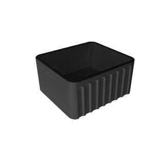 Turner Hastings Novi 50 x 46 Fine Fireclay Butler Sink Matte Black - NO50FS-MB