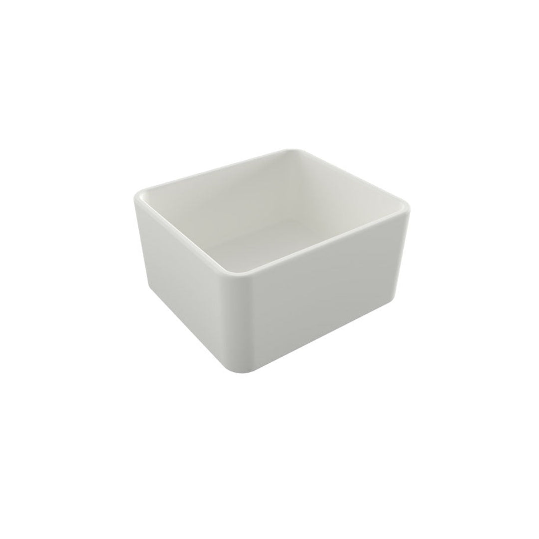 Turner Hastings Novi 50 x 46 Fine Fireclay Butler Sink Matte White - Flat/Ribbed - NO503FS-MW