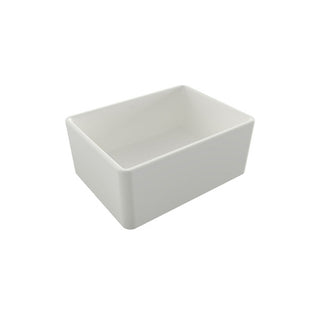 Turner Hastings Novi 60 x 46 Fine Fireclay Butler Sink Matte White - Flat/Ribbed - NO603FS-MW