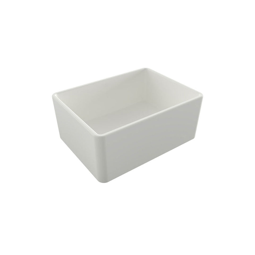 Turner Hastings Novi 60 x 46 Fine Fireclay Butler Sink Matte White - Flat/Ribbed - NO603FS-MW