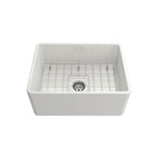 Turner Hastings Novi 60 x 46 Fine Fireclay Butler Sink Gloss White - NO60FS