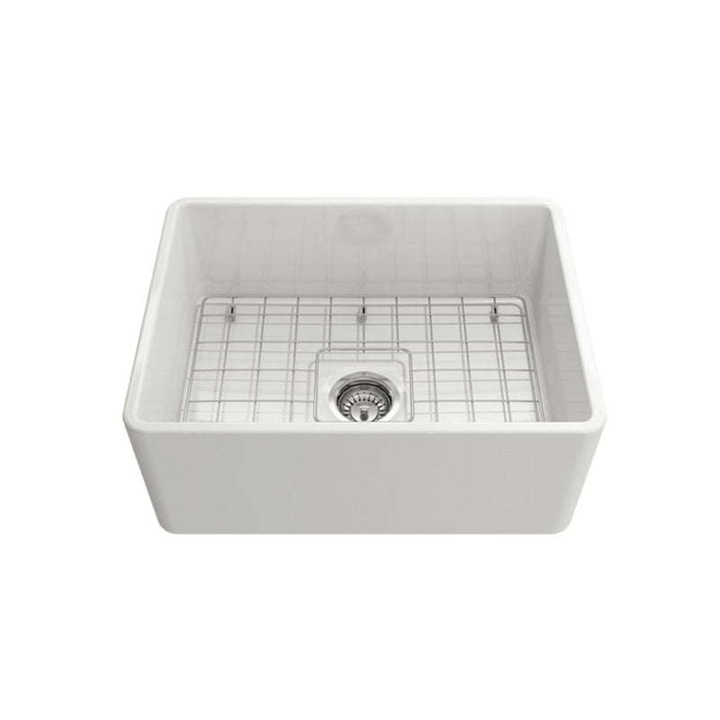 Turner Hastings Novi 60 x 46 Fine Fireclay Butler Sink Gloss White