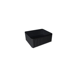 Turner Hastings Novi 60 x 46 Fine Fireclay Butler Sink Matte Black - NO60FS-MB