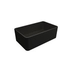 Turner Hastings Novi 75 x 46 Fine Fireclay Butler Sink Matte Black - NO75FS-MB