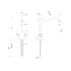 Turner Hastings Providence Double Tap - Chrome - PR401DM-CH