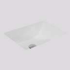 Argent Pace 460 Undercounter Basin Includes Overflow - Gloss White U6046