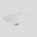 Argent Pace 460 Rectangular Under Counter Basin - No Tap Hole Matte White - U6046MW
