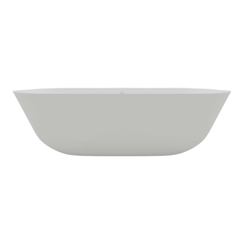 Villeroy & Boch Theano 1750 Quaryl Freestanding Bath - Stone White - UBQ175ANH7F200V-RW