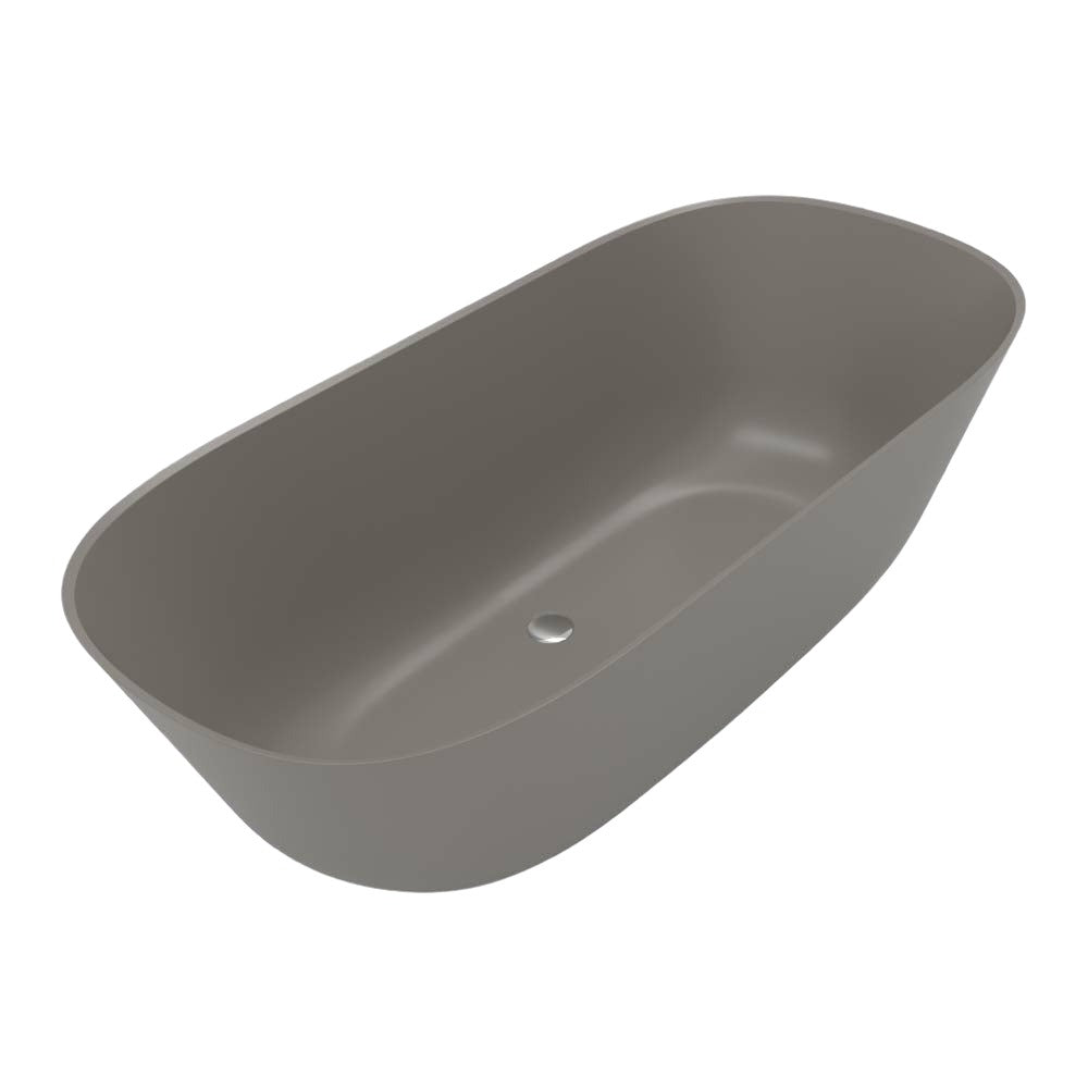 Villeroy & Boch Theano 1750 Quaryl Freestanding Bath - Grey - UBQ175ANH7F200V-3S