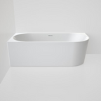 Caroma Urbane II 1700 Back to Corner Bath (Includes Overflow) - Left Hand Side Gloss White