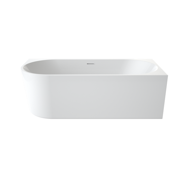 Caroma Urbane II 1700 Back to Corner Bath (Includes Overflow) - Right Hand Side Gloss White
