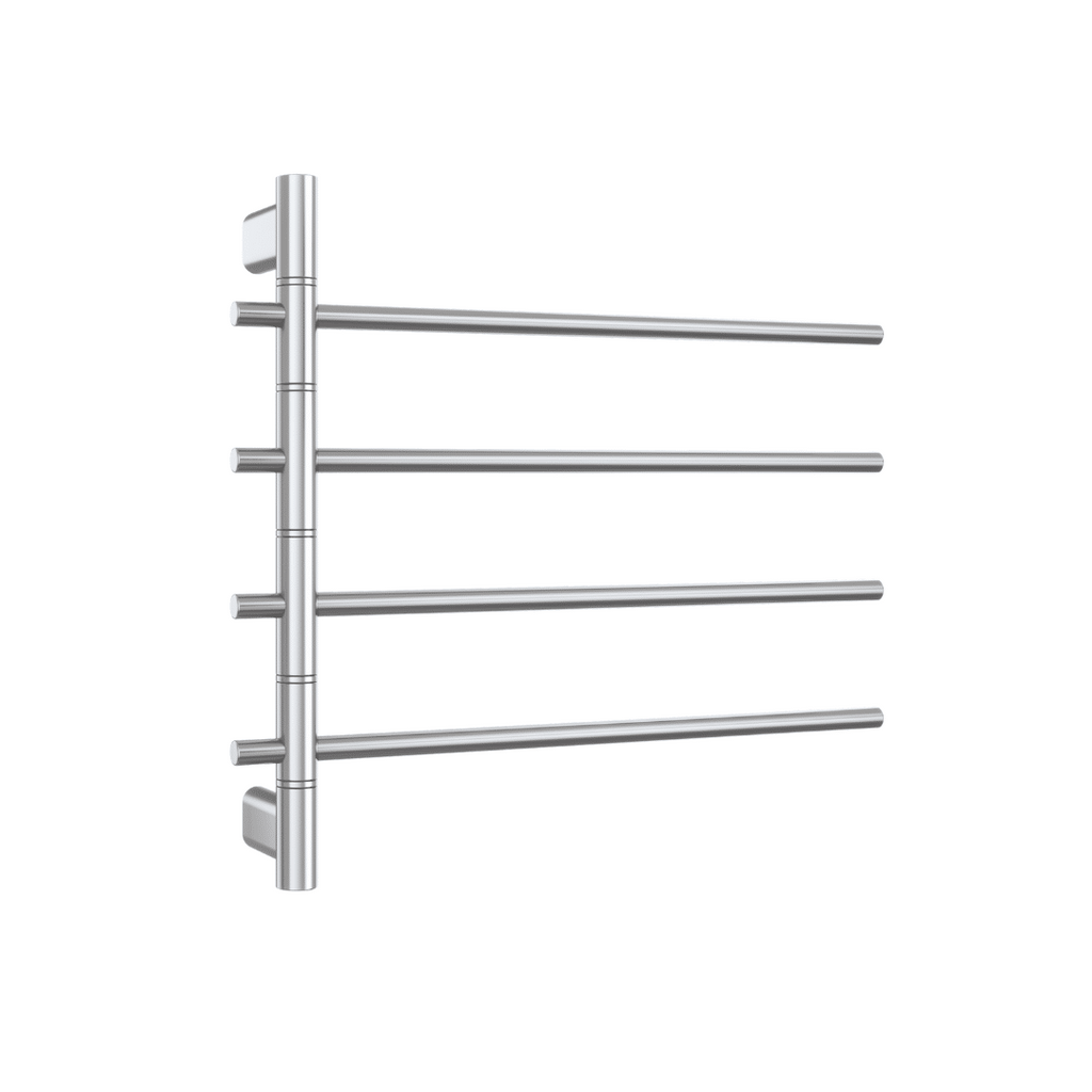 Thermorail USV41 4 Bar Non-Heated Swivel Towel Rail - Polished Stainless Steel