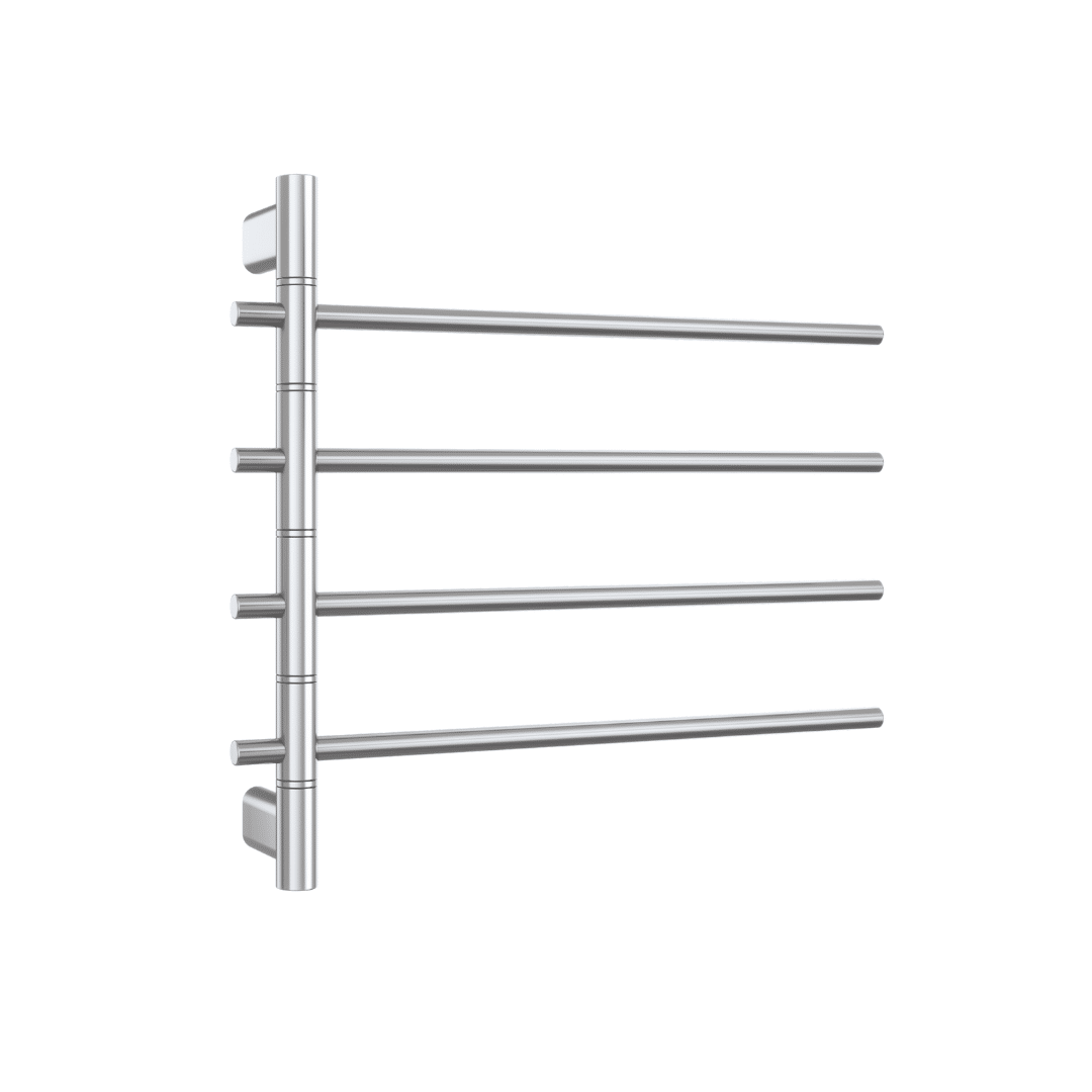 Thermorail USV41 4 Bar Non-Heated Swivel Towel Rail - Polished Stainless Steel