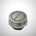 Caroma Urbane II Wall Faced Close Coupled Flush Button - Brushed Nickel - 687071BN