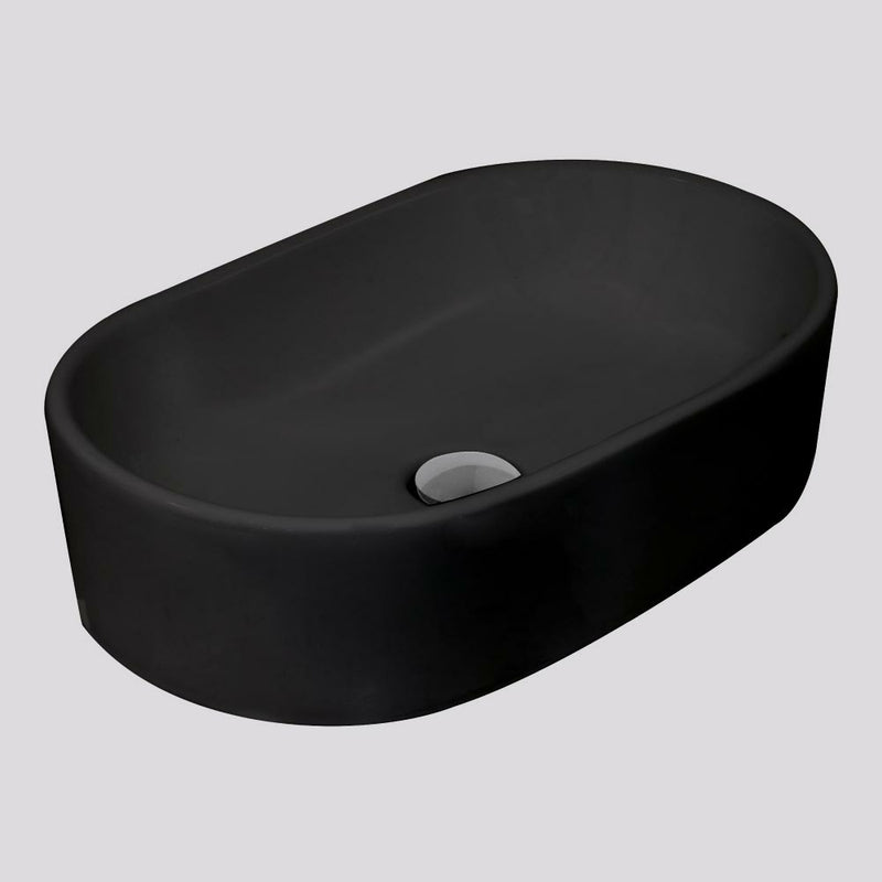 Argent Grace Neu 520 Oval Above Counter Basin - Matte Black