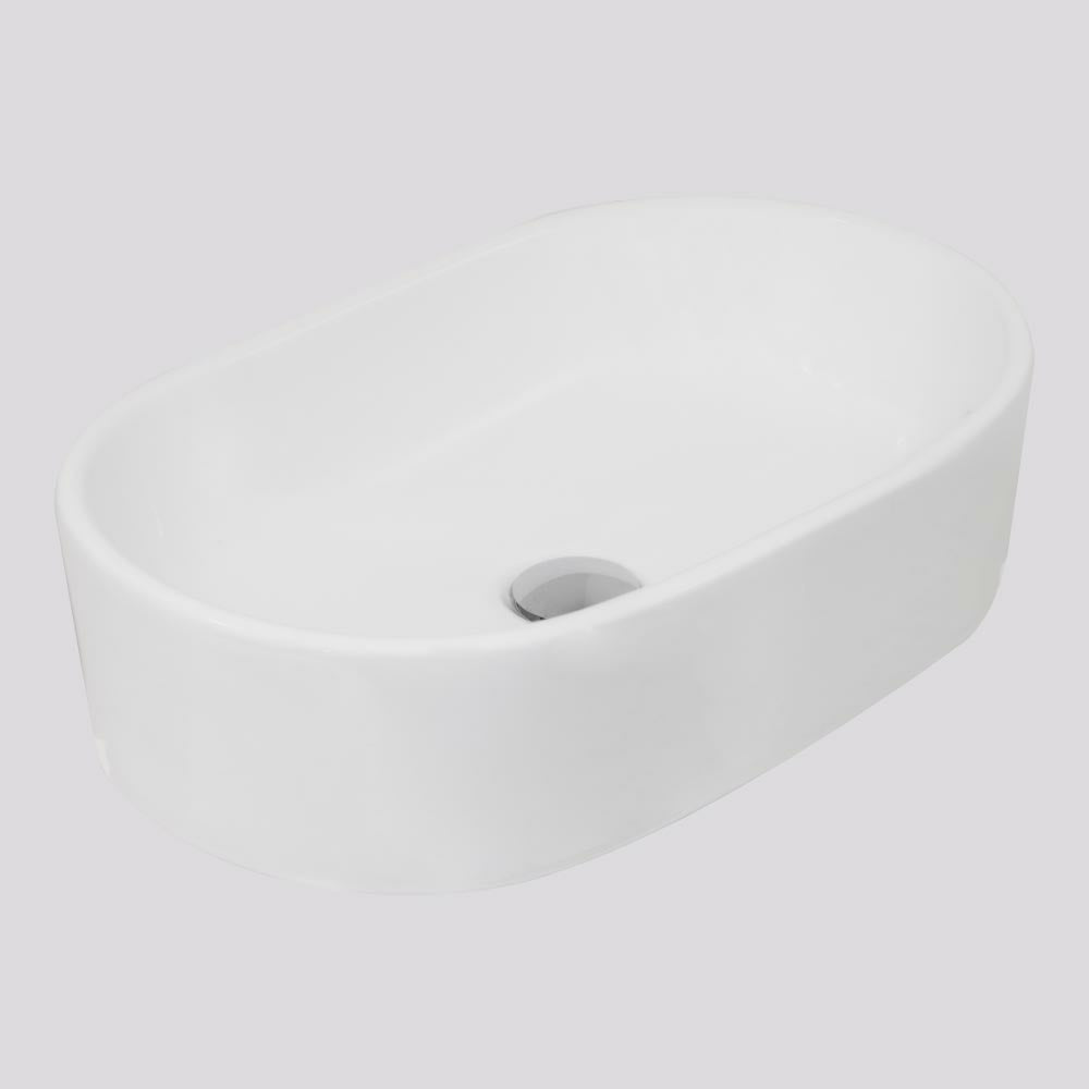 Argent Grace Neu 520 Oval Above Counter Basin - Matte White - V1052MW