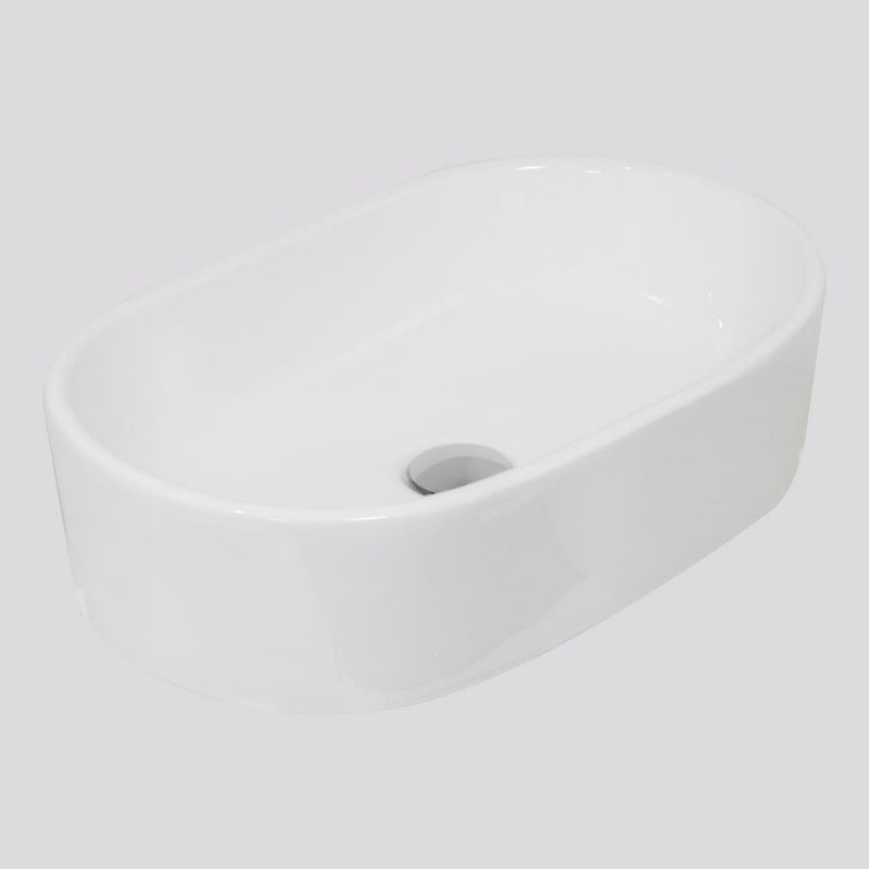 Argent Grace Neu 520 Oval Above Counter Basin - Gloss White