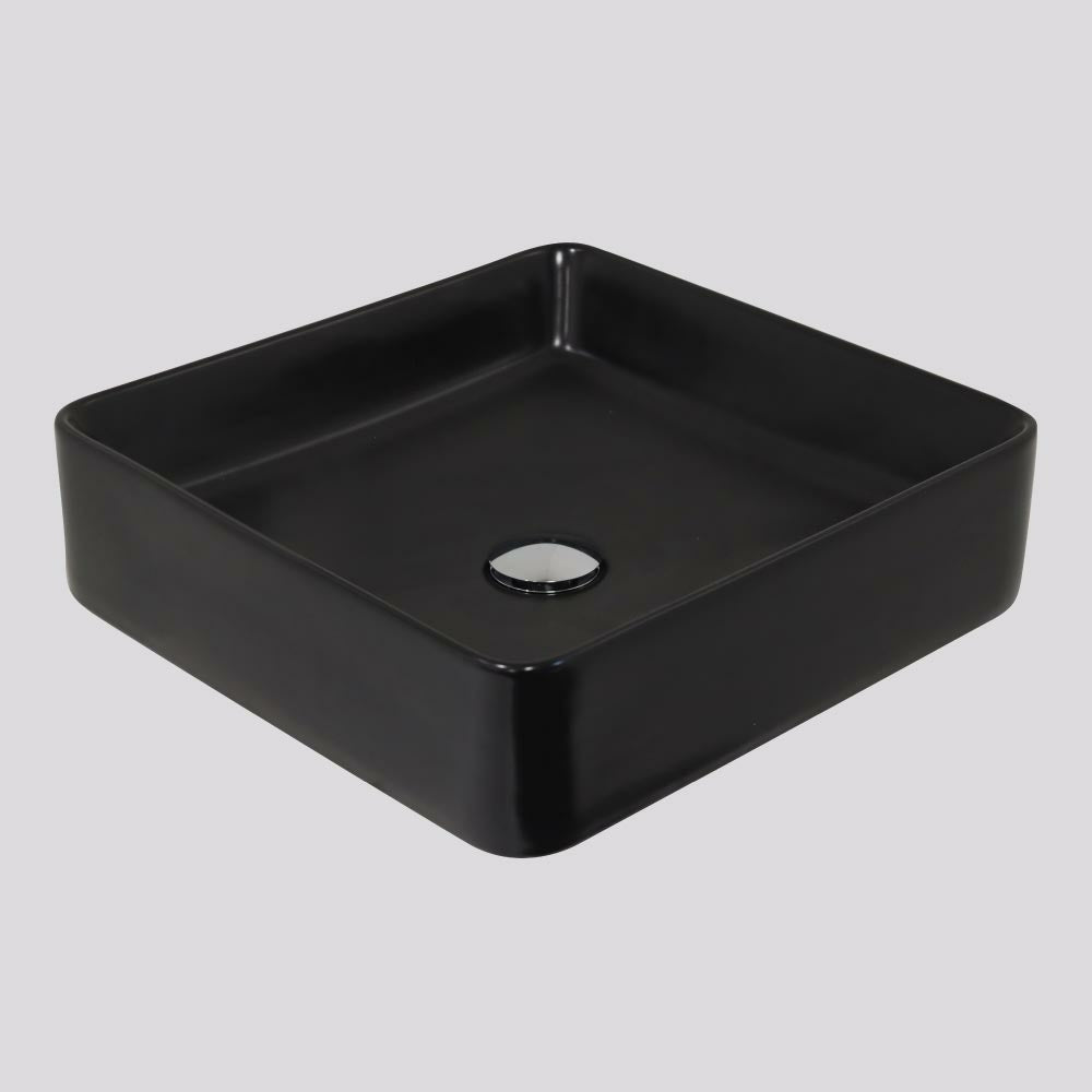 Argent Grace Neu 360 Square Vessel Basin - Matte Black - V2136MB