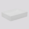 Argent Grace Neu 470 Rectangular Vessel Basin - Matte White - V2147MW