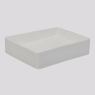 Argent Grace Neu 470 Rectangular Vessel Basin - Gloss White - V2147