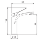 Oliveri Verona Basin Mixer - LF Chrome - VA300500CR