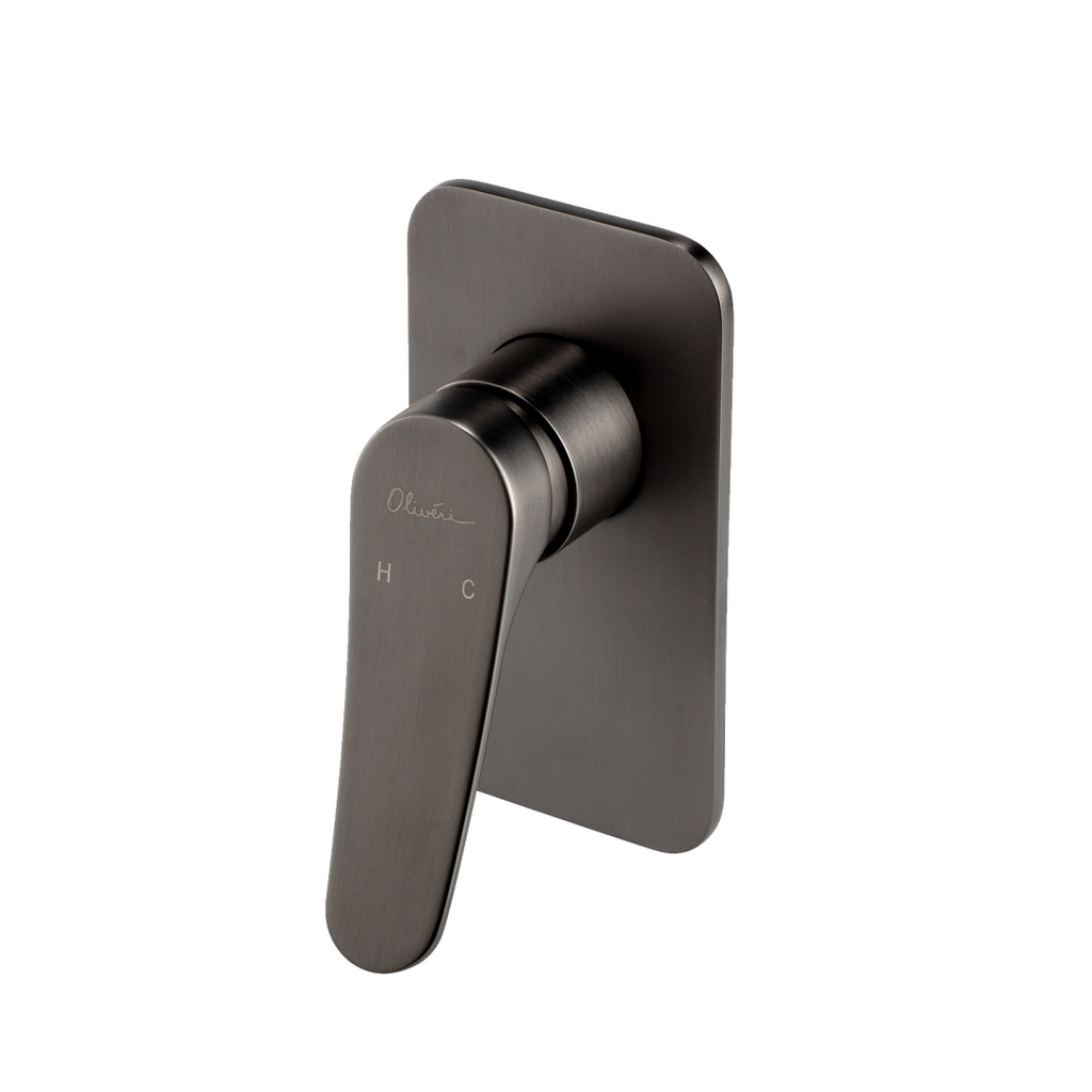 Oliveri Verona Wall Mixer Includes In-Wall Body - LF Gun Metal - VA303505GM