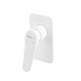 Oliveri Verona Wall Mixer Includes In-Wall Body - LF White - VA303507WH