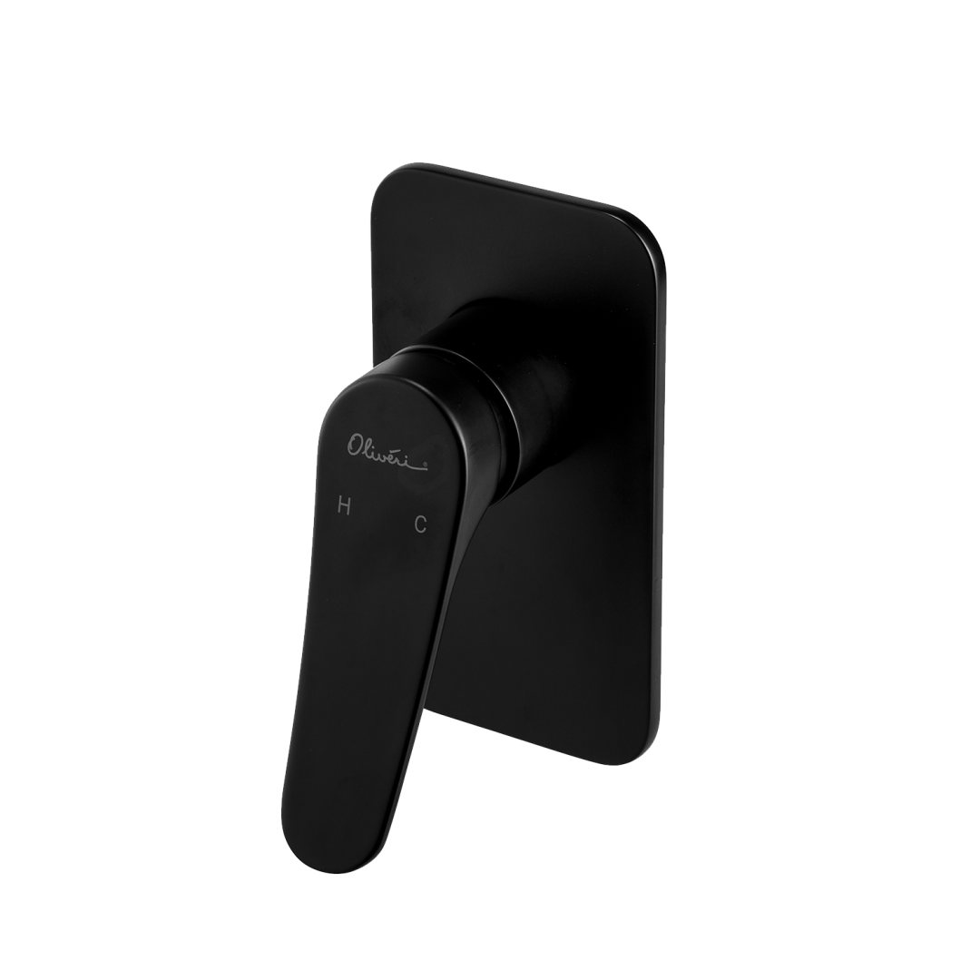 Oliveri Verona Wall Mixer Includes In-Wall Body - LF Matte Black - VA303516MB