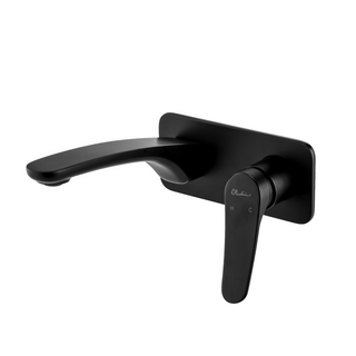 Oliveri Verona Basin Wall Mixer Set Includes In-Wall Body - LF Matte Black - VA305516MB