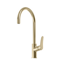 Oliveri Verona Gooseneck Sink Mixer - LF Classic Gold - VA306503CG