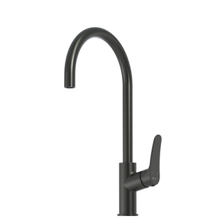 Oliveri Verona Gooseneck Sink Mixer - LF Gunmetal - VA306505GM