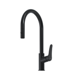 Oliveri Verona Pull-Out Gooseneck Spray Mixer - LF Matte Black - VA306516MB-P