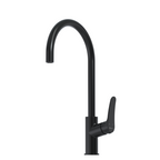 Oliveri Verona Gooseneck Sink Mixer - LF Matte Black - VA306516MB