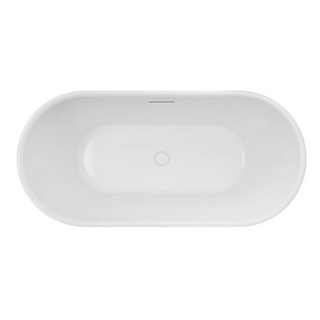 Decina Valentina 1500 Freestanding Matte White Bath Includes Overflow - VA1500MW
