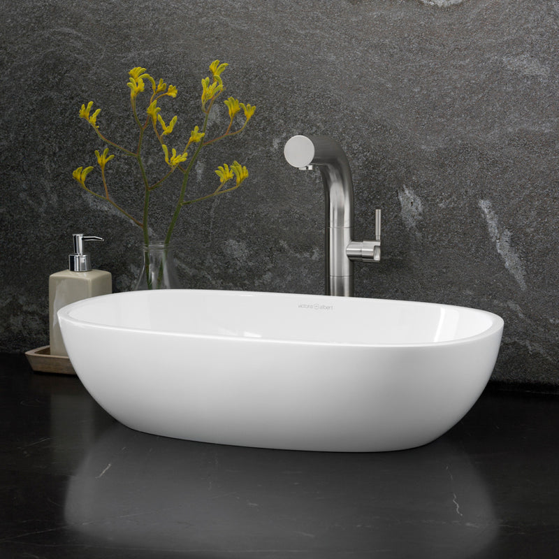 Victoria + Albert Barcelona 55 Above Counter Basin - Gloss White