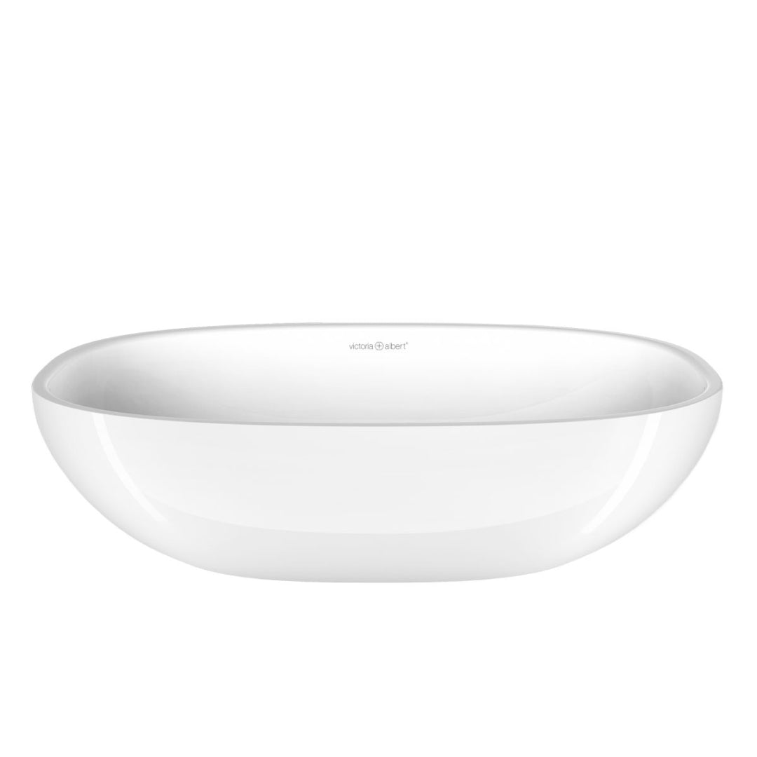 Victoria + Albert Barcelona 64 Above Counter Basin - Gloss White - VB-BAR-64-NO