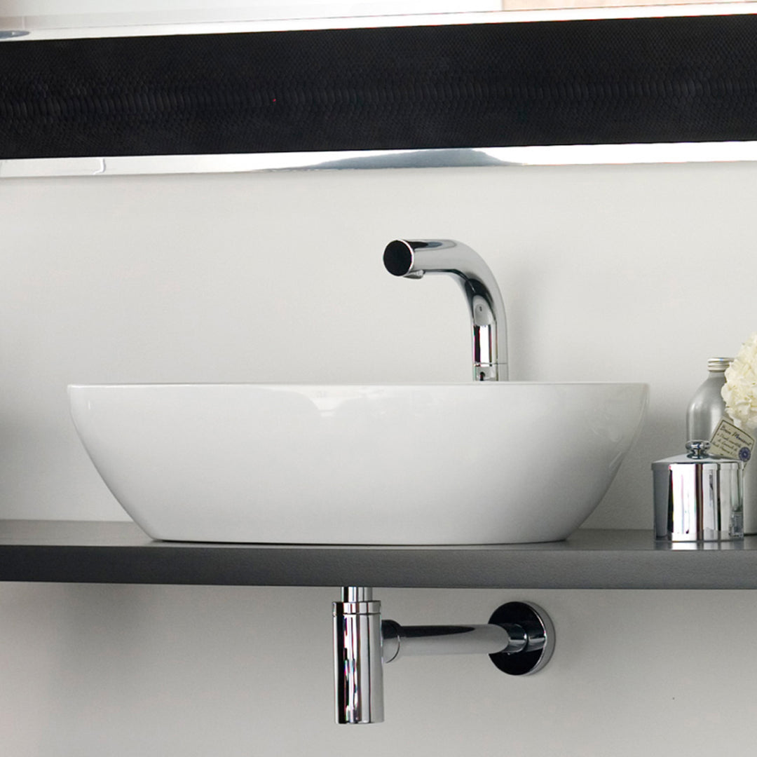 Victoria + Albert Barcelona 64 Above Counter Basin - Gloss White - VB-BAR-64-NO