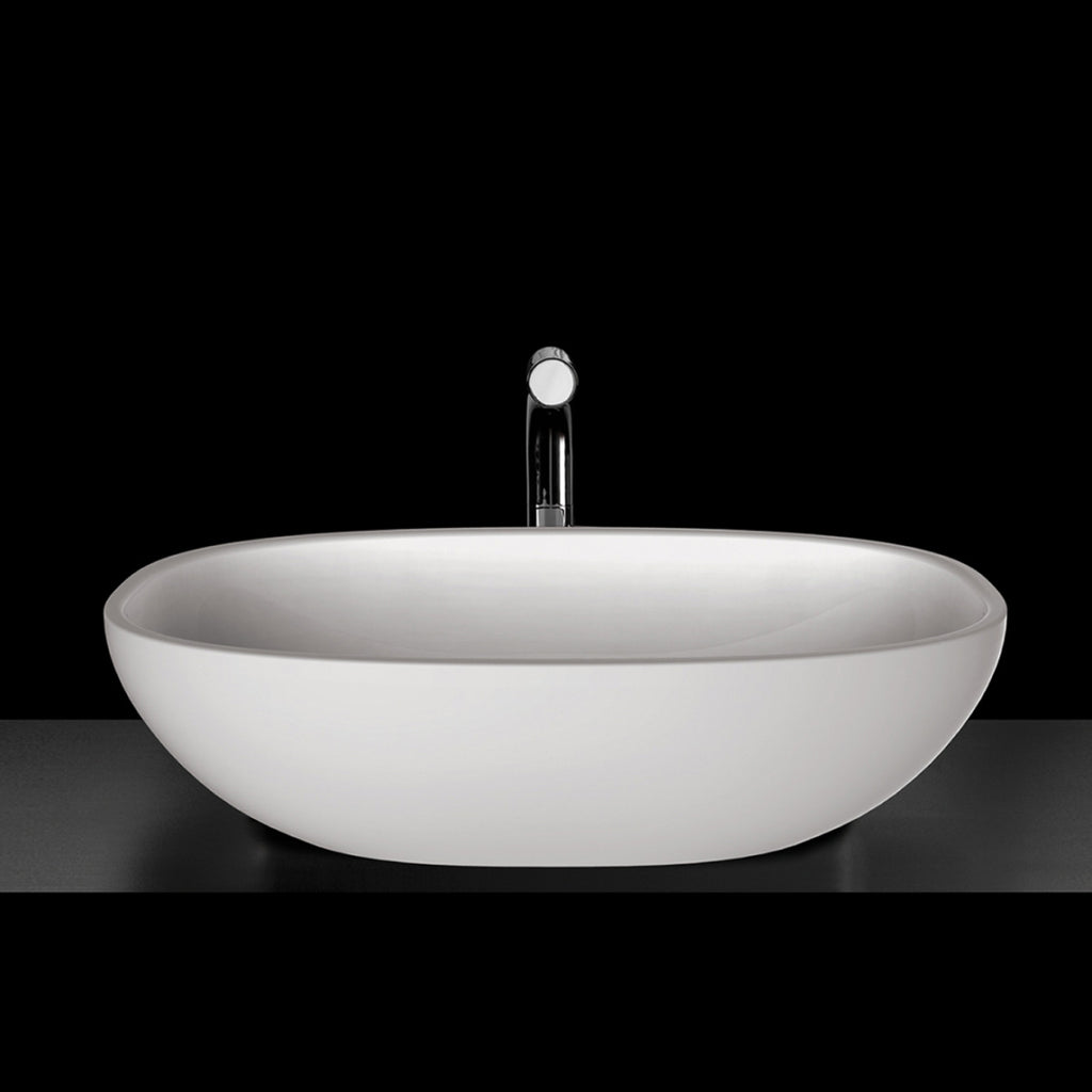 Victoria + Albert Barcelona 64 Above Counter Basin - Gloss White - VB-BAR-64-NO