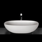 Victoria + Albert Barcelona 64 Above Counter Basin - Gloss White - VB-BAR-64-NO