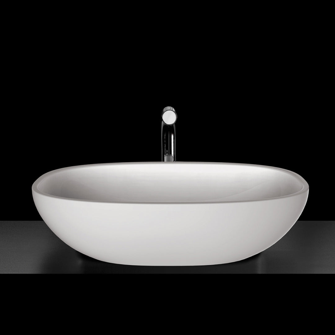 Victoria + Albert Barcelona 64 Above Counter Basin - Gloss White - VB-BAR-64-NO