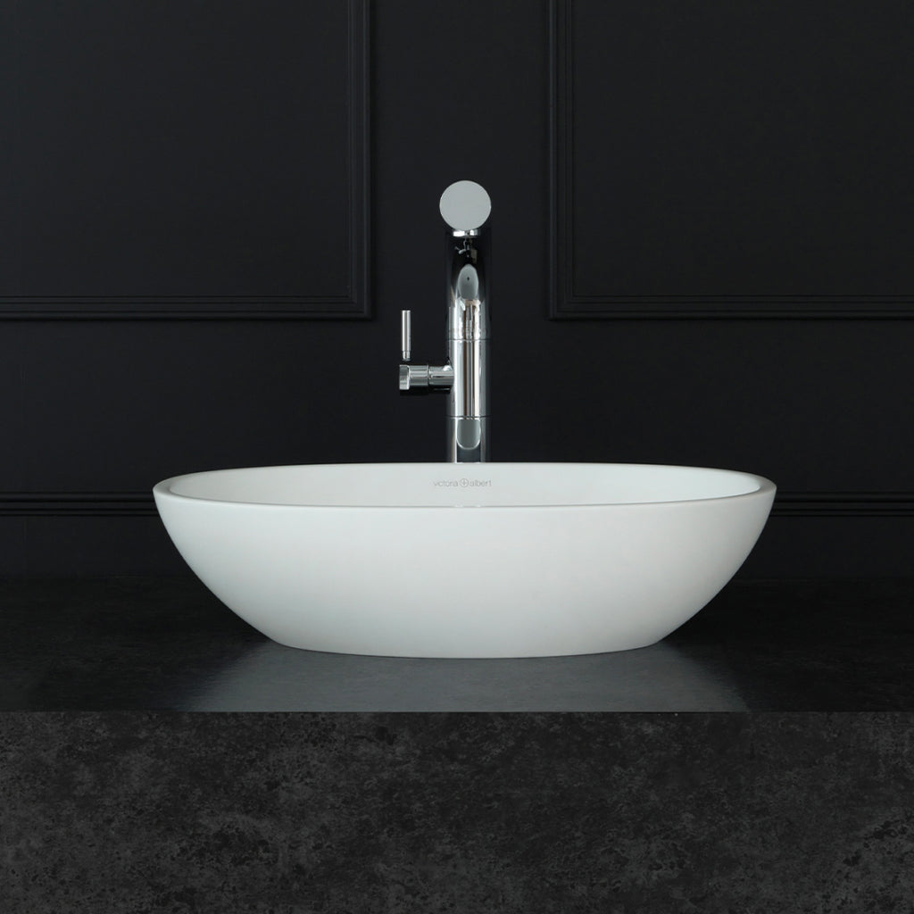 Victoria + Albert Barcelona 48 Above Counter Basin - Matte White - VB-BAR48M-SM-NO