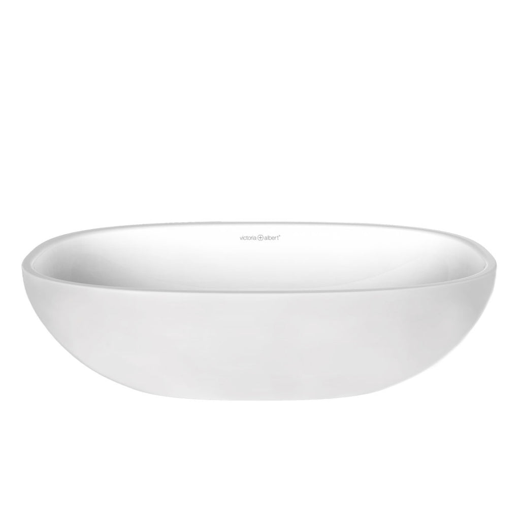 Victoria + Albert Barcelona 64 Above Counter Basin - Matte White - VB-BAR64M-SM-NO