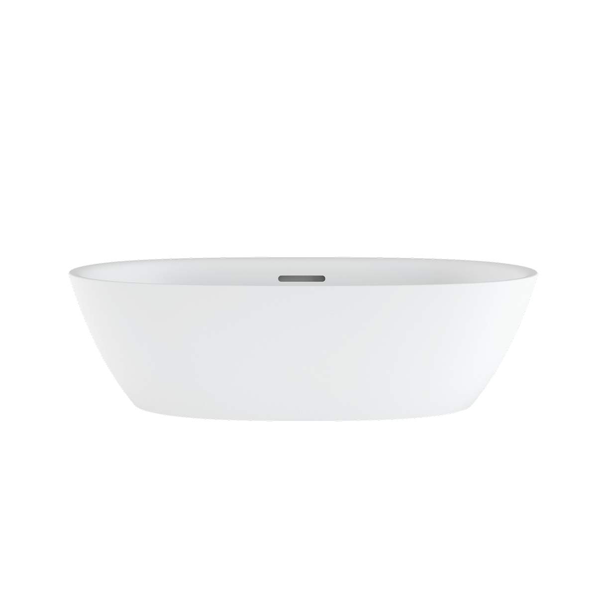 Victoria + Albert Lussari 55 Countertop Basin - Matte White - VB-LUS-55M-SM-IO