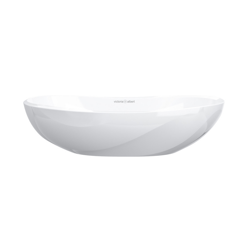 Victoria + Albert Seros 55 Above Counter Basin with Overflow - Gloss White VB-SER-55-IO