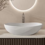 Victoria + Albert Seros 55 Above Counter Basin with Overflow - Gloss White VB-SER-55-IO